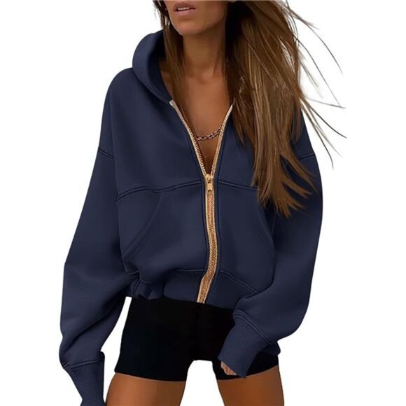 Hoodies for Women Sweatshirt Zip Up Hoodie Fall Fashion 2025 - Picture 1 of 7